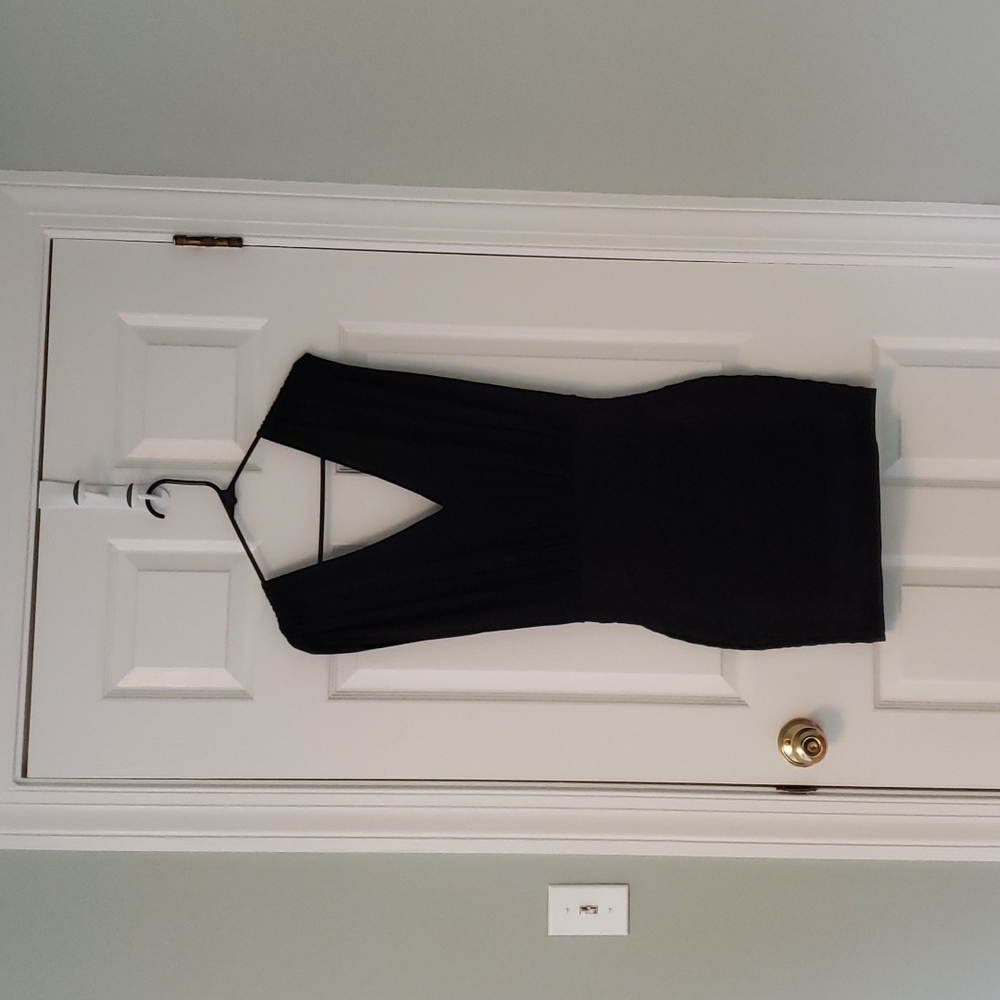 Express XS black bodycon dress